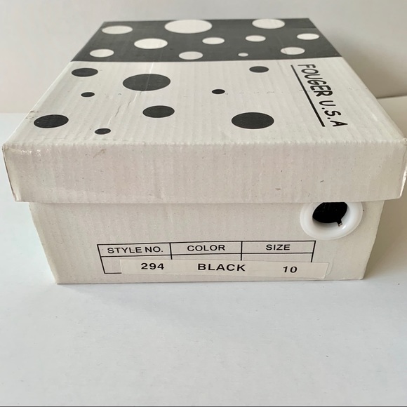 Fouger USA toddler shiny black dress shoes - Picture 8 of 8